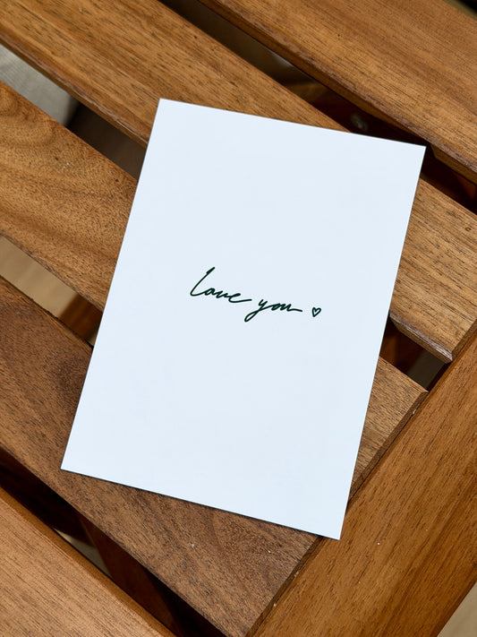 'Love you' | Card